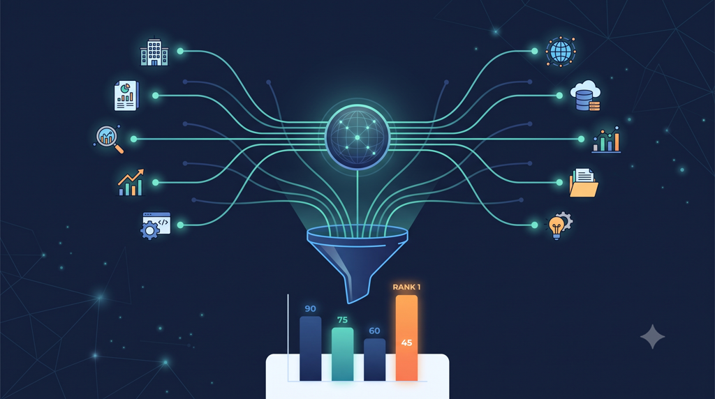 AI-assisted research turning account data into structured sales recommendations